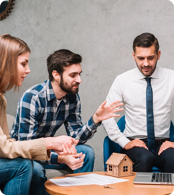 Legal concept of family property and asset division in separation or divorce.