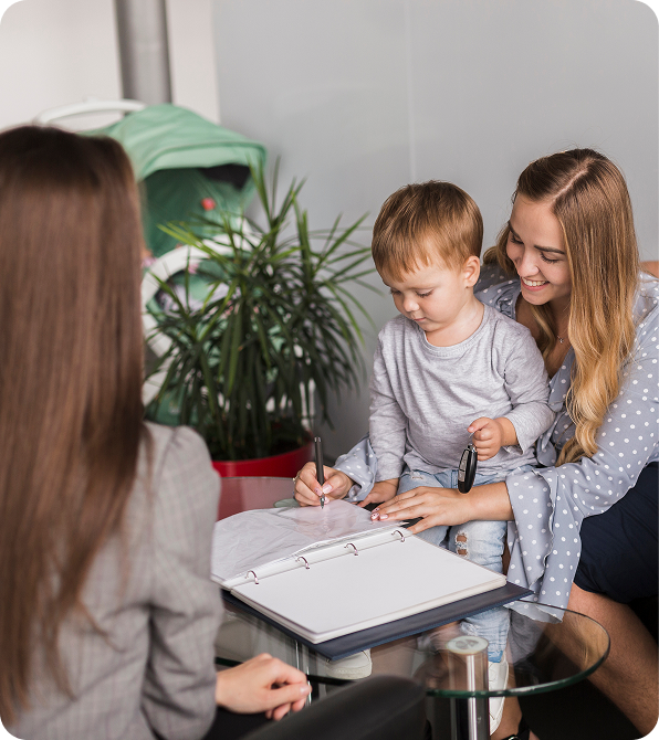 Legal consultation to find a child support lawyer in Ontario.