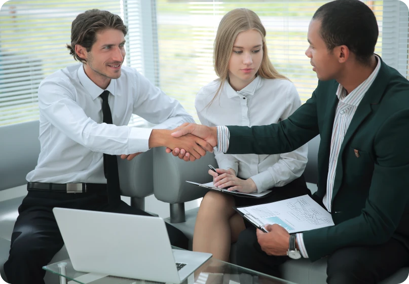 Legal professionals collaborating on a case involving trust and property disputes.