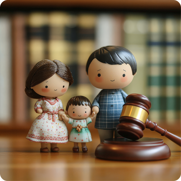 Legal documents outlining laws governing child support payments.